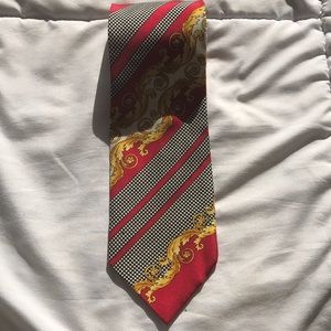 Versace Istante” silk necktie